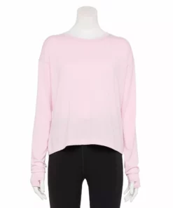 Tek Gear® Women' Tee Crewneck Long Sleeve -Tek Gear store 5561703 Adoring Lilac