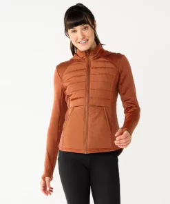 Tek Gear® Women' Jacket Mixed-Media Hooded