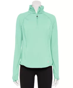 Tek Gear® Women' Jacket Performance Quarter-Zip 14 Tek Gear® Women' Jacket Performance Quarter-Zip -Tek Gear store 5562008 Shy Green