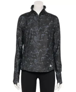 Tek Gear® Women' Jacket Performance Quarter-Zip 16 Tek Gear® Women' Jacket Performance Quarter-Zip -Tek Gear store 5562008 Slate Shapes Print