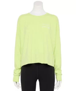 Tek Gear® Women' Tee Easy Terry French Raw-Seam -Tek Gear store 5562562 Do It Yourself