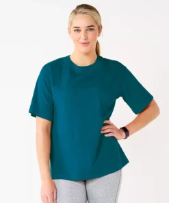 Women's Tek Gear® Oversized Tee -Tek Gear store 5565437 Night Life Teal