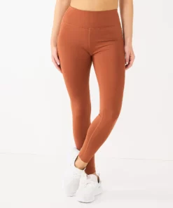 Tek Gear® Legging Petite Ultrastretch High-Waisted Side Pocket -Tek Gear store 5567546 Cinnamon Coffee