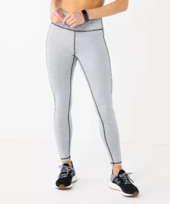 Tek Gear® Legging Petite Ultrastretch High-Waisted Side Pocket -Tek Gear store 5567546 Gray