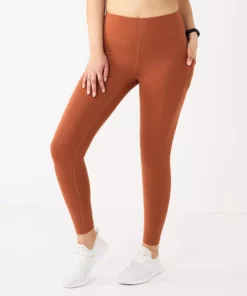 Legging Tek Gear® 7/8 Petite Side Pocket Ultrastretch High-Waisted 17 Legging Tek Gear® 7/8 Petite Side Pocket Ultrastretch High-Waisted -Tek Gear store 5567569 Cinnamon Coffee