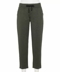 Tek Gear® Pant Petite Terry Ankle French Weekend 10 Tek Gear® Pant Petite Terry Ankle French Weekend -Tek Gear store 5567614 Esta Olive