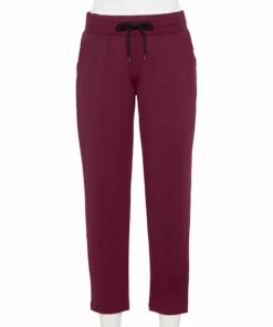 Tek Gear® Pant Petite Terry Ankle French Weekend 8 Tek Gear® Pant Petite Terry Ankle French Weekend -Tek Gear store 5567614 Night Sangria