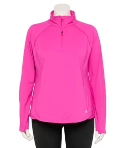 Tek Gear® Jacket Plus Size Performance Quarter-Zip