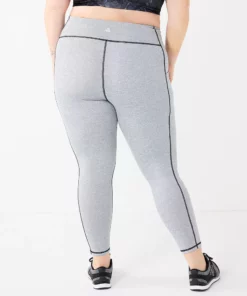 Tek Gear® Legging Core 7/8 Plus Size High-Waisted Side Pocket -Tek Gear store 5568006 ALT