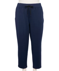 Tek Gear® Pant Plus Size Terry Ankle French Weekend -Tek Gear store 5568027 Navy Romance