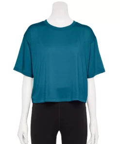 Women's Tek Gear® Crop Easy Tee