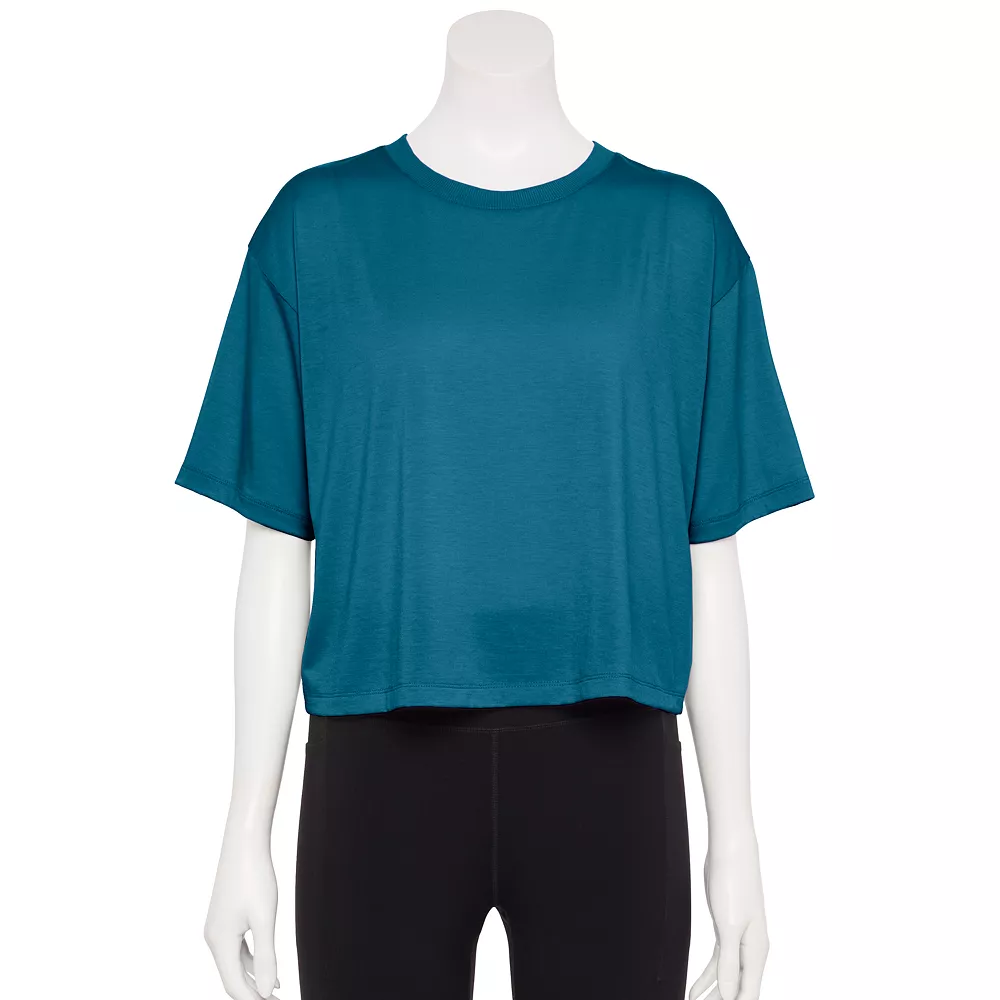 Women's Tek Gear® Crop Easy Tee 3 Women's Tek Gear® Crop Easy Tee