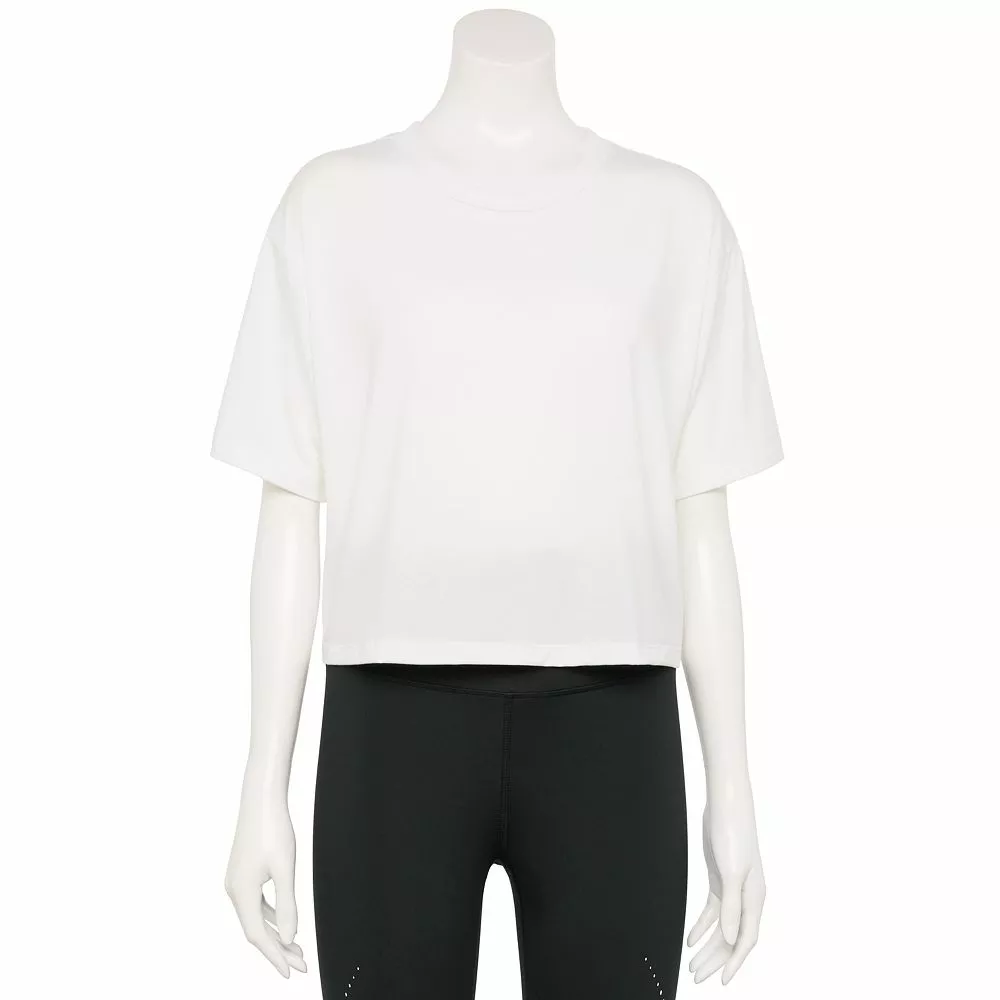 Women's Tek Gear® Crop Easy Tee 7 Women's Tek Gear® Crop Easy Tee - Image 5