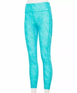 Tek Gear® Women' Pocket Legging 7/8 Side Ultrastretch High-Waisted -Tek Gear store 5576168 Blue Warped