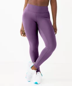 Tek Gear® Women' Pocket Legging 7/8 Side Ultrastretch High-Waisted -Tek Gear store 5576168 Grape Grenache