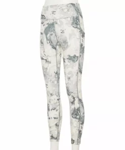 Tek Gear® Women' Pocket Legging 7/8 Side Ultrastretch High-Waisted -Tek Gear store 5576168 Ivory Swirled