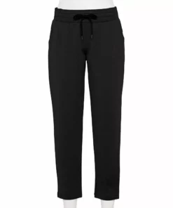 Tek Gear® Women' Pant Ankle Terry French Weekend 10 Tek Gear® Women' Pant Ankle Terry French Weekend -Tek Gear store 5576174 Black