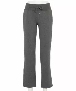 Tek Gear® Pant Petite Essential Straight-Leg -Tek Gear store 5576689 Ink Heather