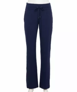 Tek Gear® Pant Petite Essential Straight-Leg -Tek Gear store 5576689 Navy Romance