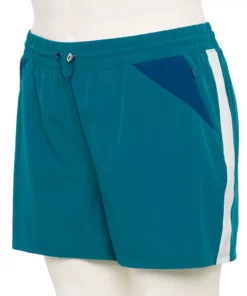 Tek Gear® Interrupter Short Plus Size Running -Tek Gear store 5636620 Night Life Teal