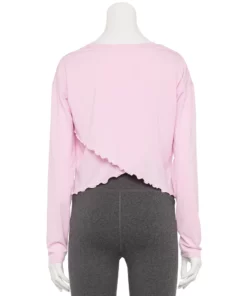 Tek Gear® Women' Top Lettuce-Edge Cross-Back -Tek Gear store 5653063 ALT