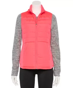 Tek Gear® Women' Vest Mixed-Media 19 Tek Gear® Women' Vest Mixed-Media -Tek Gear store 5653460 Frantic Pink