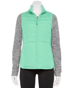 Tek Gear® Women' Vest Mixed-Media 15 Tek Gear® Women' Vest Mixed-Media -Tek Gear store 5653460 Shy Green