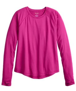 Petite Tek Gear® Tee Performance Long Sleeve -Tek Gear store 5653520 ALT2