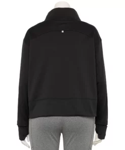 Tek Gear® Mockneck Top Plus Size Run Long Sleeve -Tek Gear store 5656848 ALT