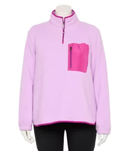 Tek Gear® Women' Top 1/4-Zip Sherpa