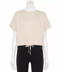 Tek Gear® Women' Top Fleece Stretch Cinched-Waist -Tek Gear store 5661373 Hammock