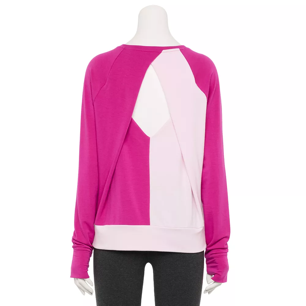 Tek Gear® Women' Tee Long-Sleeve Keyhole Back 9 Tek Gear® Women' Tee Long-Sleeve Keyhole Back - Image 7