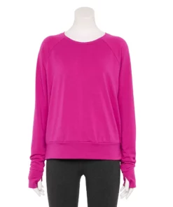 Tek Gear® Women' Tee Long-Sleeve Keyhole Back