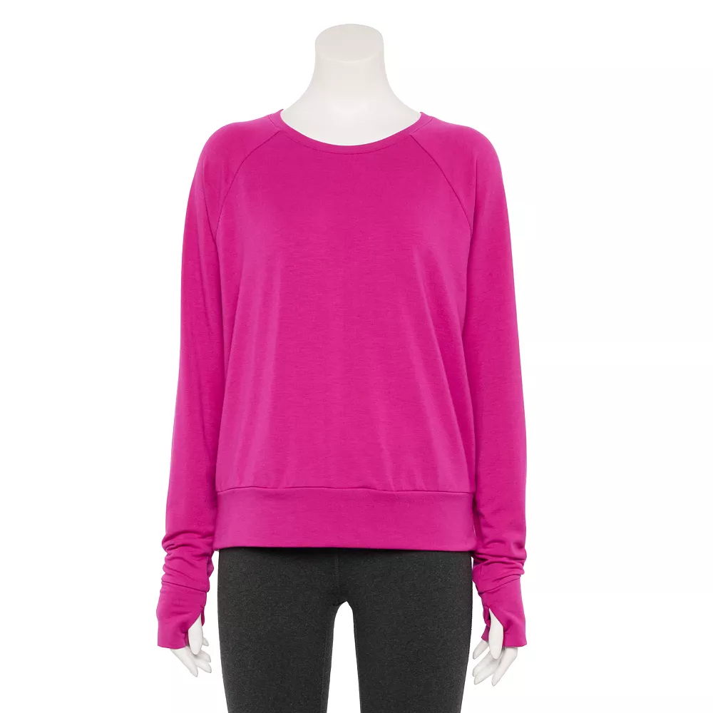 Tek Gear® Women' Tee Long-Sleeve Keyhole Back 3 Tek Gear® Women' Tee Long-Sleeve Keyhole Back
