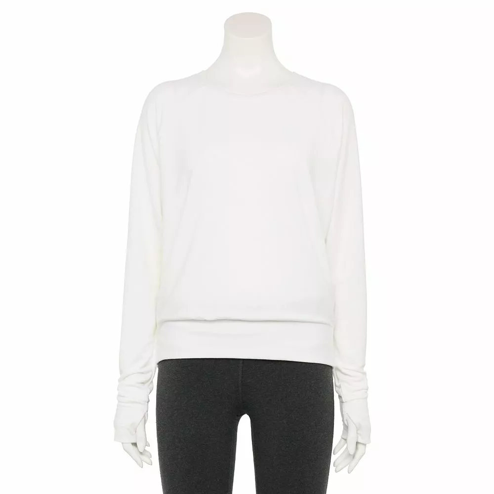 Tek Gear® Women' Tee Long-Sleeve Keyhole Back 4 Tek Gear® Women' Tee Long-Sleeve Keyhole Back - Image 2