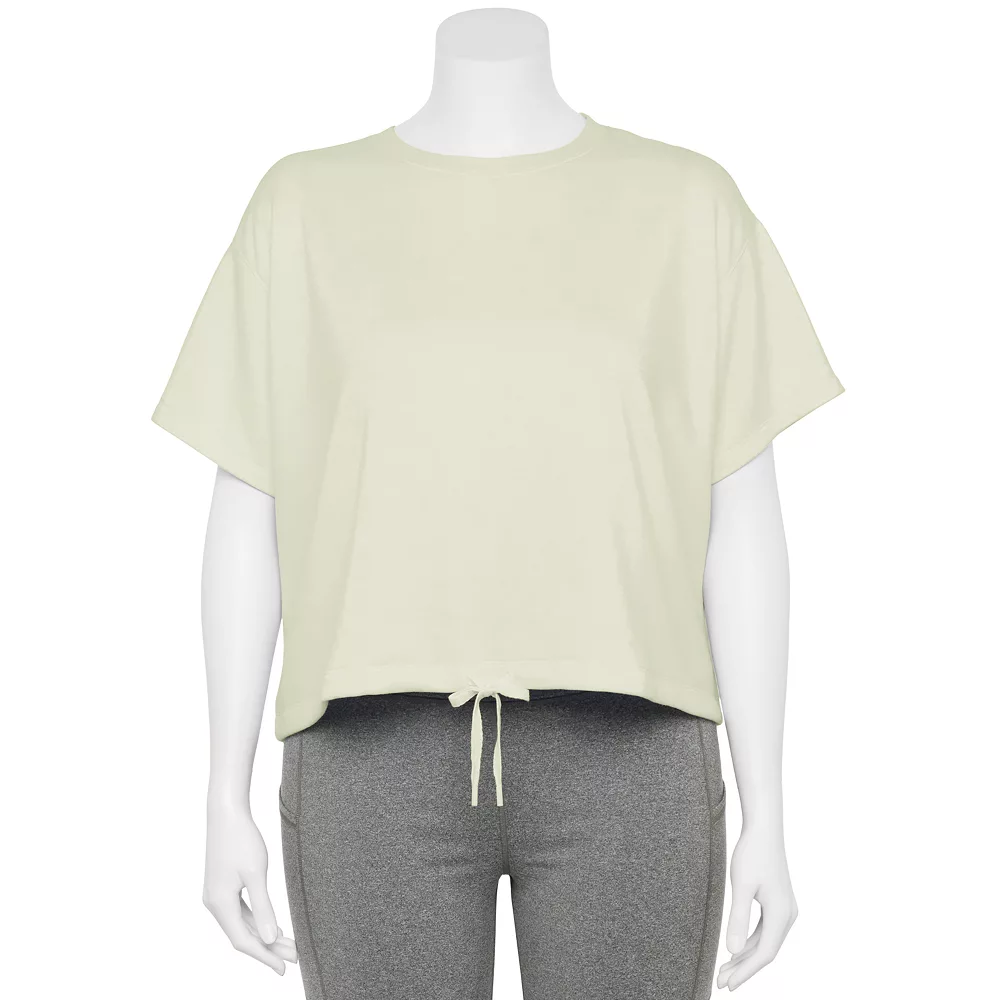 Tek Gear® Top Fleece Plus Size Stretch Cinched-Waist 3 Tek Gear® Top Fleece Plus Size Stretch Cinched-Waist