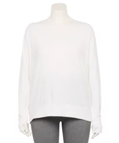 Tek Gear® Tee Long-Sleeve Plus Size Keyhole Back