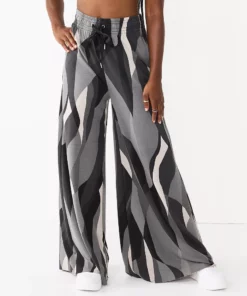 Women's Tek Gear® Palazzo Pants -Tek Gear store 5665055 Black Abstract