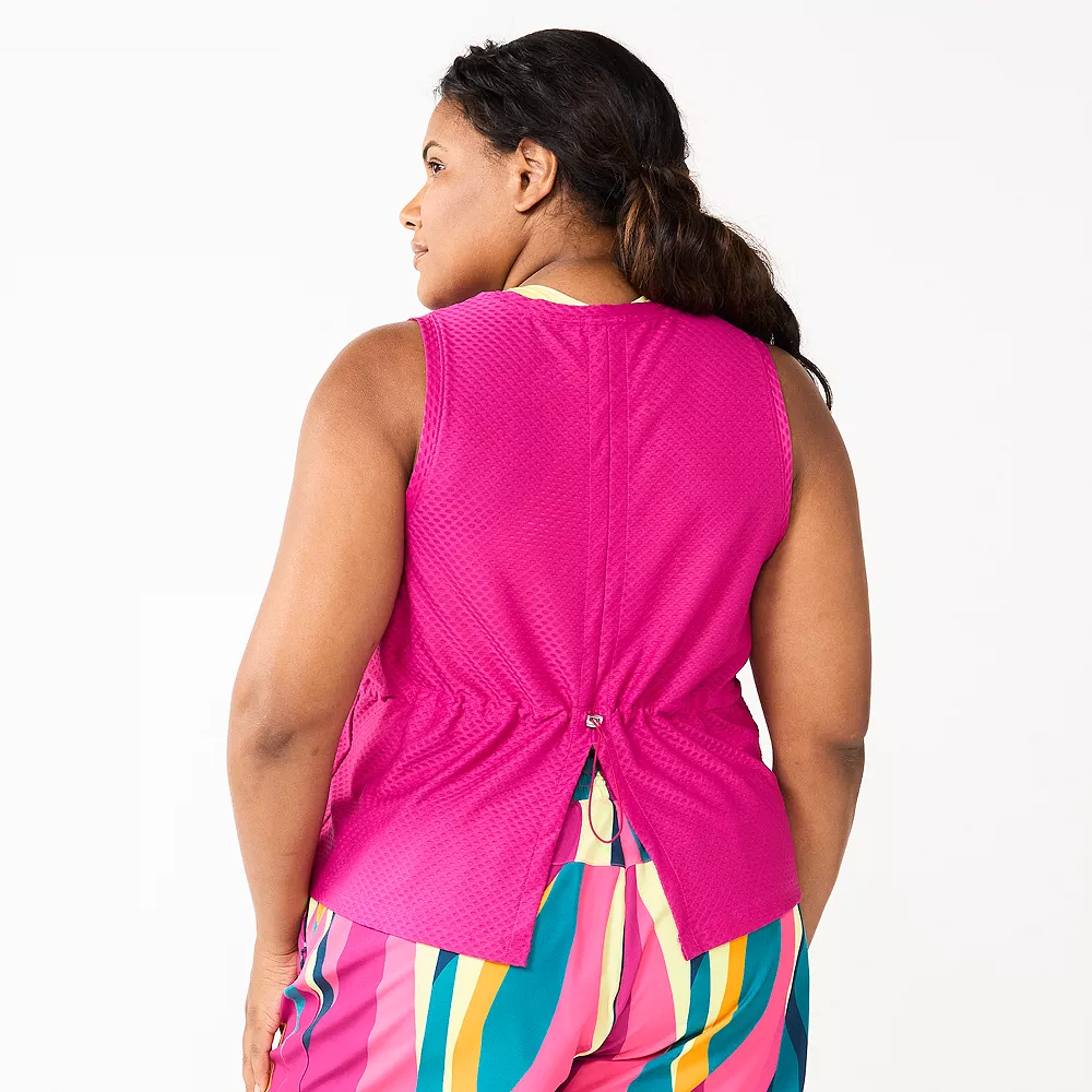 Tek Gear® Tank Plus Size Cinched-Back 7 Tek Gear® Tank Plus Size Cinched-Back - Image 5