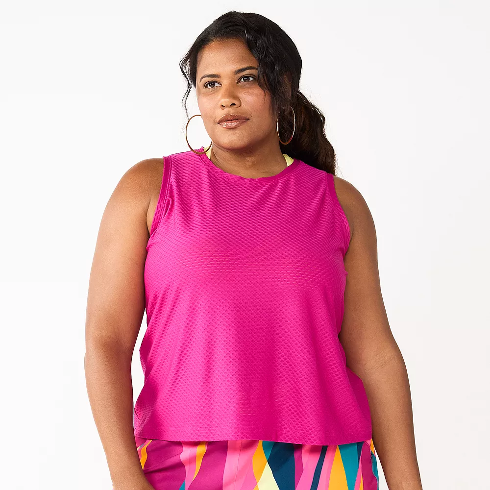 Tek Gear® Tank Plus Size Cinched-Back 5 Tek Gear® Tank Plus Size Cinched-Back - Image 3