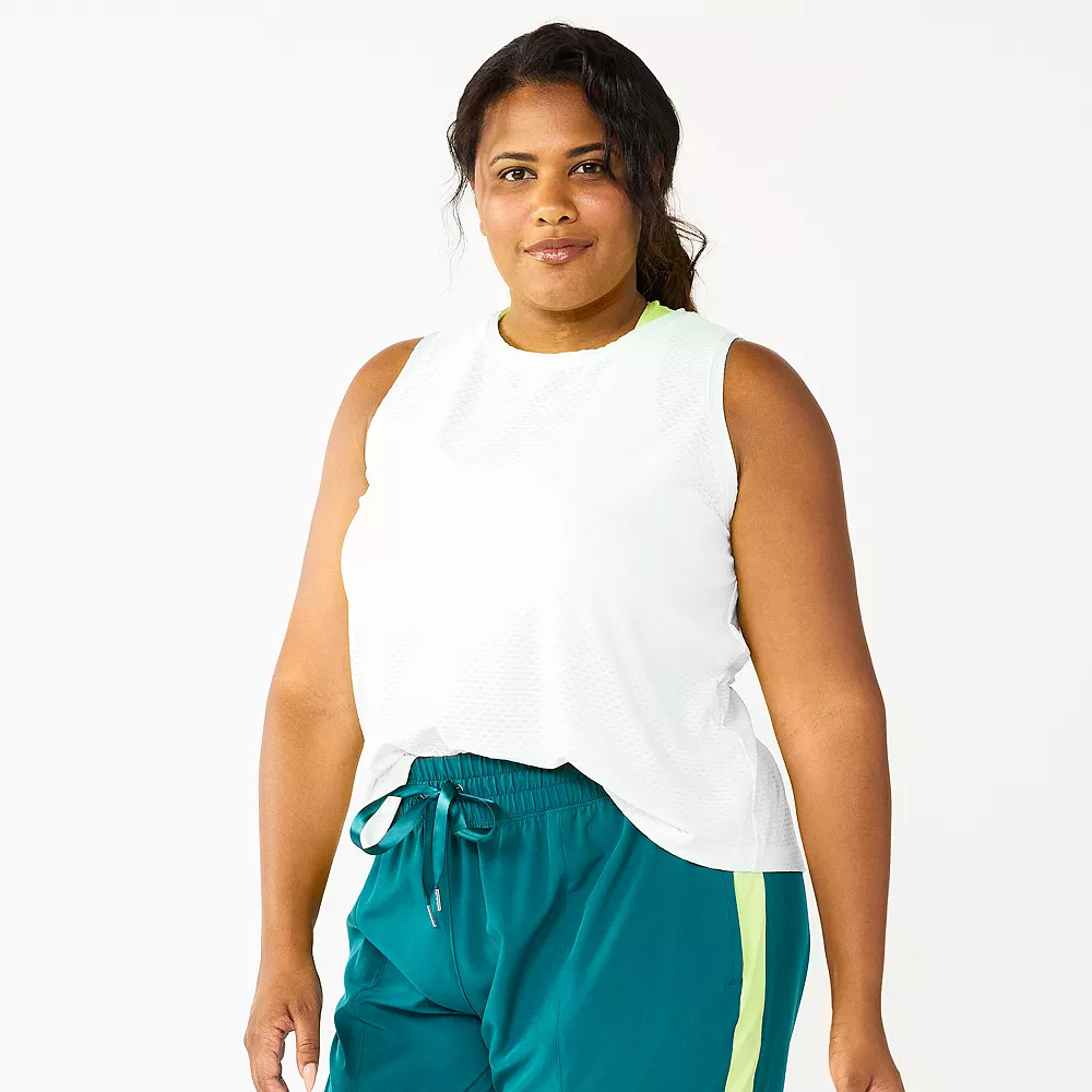 Tek Gear® Tank Plus Size Cinched-Back 6 Tek Gear® Tank Plus Size Cinched-Back - Image 4