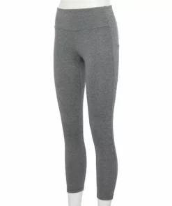 Tek Gear® Women' Legging 7/8 High-Waisted Adaptive -Tek Gear store 5671075 Charcoal Sd