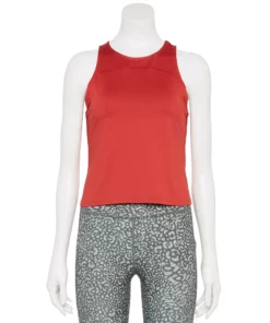 Tek Gear® Women' Running Tank Crop -Tek Gear store 5671512 Cranberry Kiss