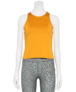 Tek Gear® Women' Running Tank Crop -Tek Gear store 5671512 Gypsy Gold