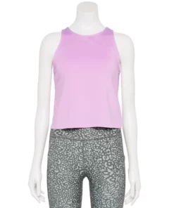 Tek Gear® Women' Running Tank Crop -Tek Gear store 5671512 Little Lavender
