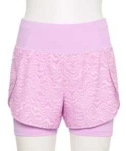 Tek Gear® Women' Short Running Layered 13 Tek Gear® Women' Short Running Layered -Tek Gear store 5674272 Purple Stripe