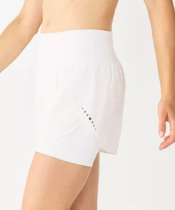 Tek Gear® Women' Short Running Layered 14 Tek Gear® Women' Short Running Layered -Tek Gear store 5674272 White Stripe