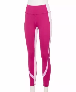 Tek Gear® Women' Legging 7/8 Ultrastretch Colorblock -Tek Gear store 5674432 Berry Colorblock