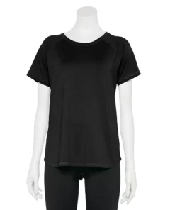 Tek Gear® Women' Tee Adaptive Workout -Tek Gear store 5913948 Mineral Black