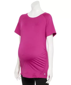 Maternity Tek Gear® Workout Tee -Tek Gear store 5913951 Fantasy Berry